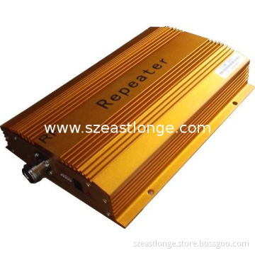 Mobile Phone Signal Gsm Signal Booster With 2000m Coverage , Golden